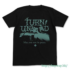 為美好的世界獻上祝福！ (大碼)「阿克婭」黑色 T-Shirt Aqua no Turn Undead T-Shirt / BLACK-L【KonoSuba: God's Blessing on This Wonderful World!】