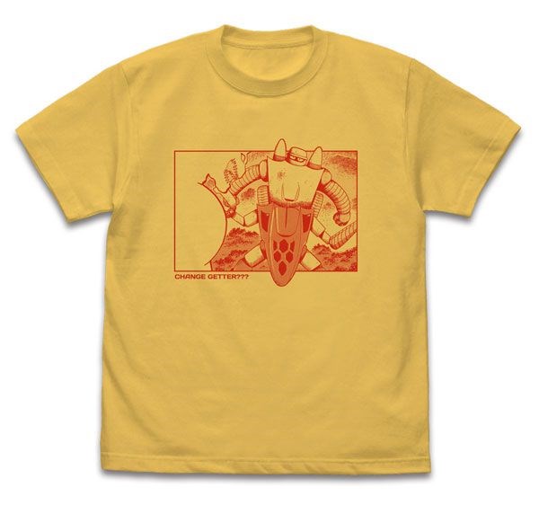三一萬能俠系列 : 日版 (加大)「俺の知ってるゲッターじゃない～～っ」原作版 香蕉黃 T-Shirt