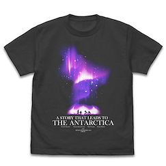 比宇宙更遠的地方 (大碼)「THE ANTARCTICA」墨黑色 T-Shirt THE ANTARCTICA T-Shirt /SUMI-L【A Place Further Than The Universe】