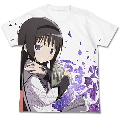 魔法少女小圓 (細碼)「曉美焰」ver2.0 白色 T-Shirt Homura Akemi Full Graphic T-Shirt ver2.0/WHITE-S【Puella Magi Madoka Magica】