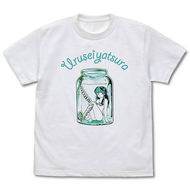 山T女福星 (大碼)「阿琳」在瓶子裡 白色 T-Shirt Lum in the Bottle T-Shirt /WHITE-L【Urusei Yatsura】