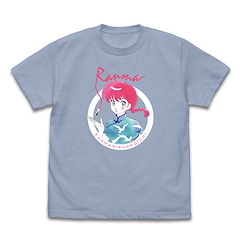 亂馬 1/2 (大碼)「早乙女亂馬」ACID BLUE T-Shirt Ranma Saotome T-Shirt [Circle]/ACID BLUE-L【Ranma 1/2】