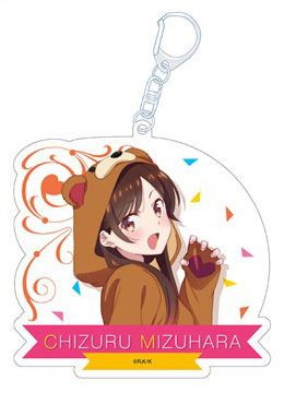 出租女友 「水原千鶴」熊睡衣 Ver. 亞克力匙扣 New Illustration Acrylic Key Chain Chizuru Mizuhara (Bear Pajamas ver.)【Rent-A-Girlfriend】
