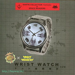 艦隊 Collection -艦Colle- : 日版 KanColle × Space Invaders 銀色 手錶