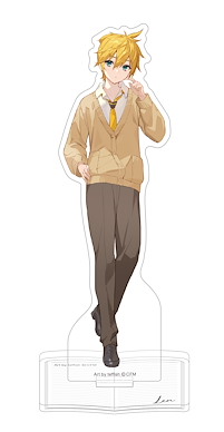 VOCALOID系列 「鏡音連」學生服 teffish插圖 亞克力企牌 Hatsune Miku Series Acrylic Stand Kagamine Len School Uniform teffish【VOCALOID Series】