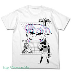 Pop Team Epic : 日版 (加大)「KUSOWAVE」白色 T-Shirt