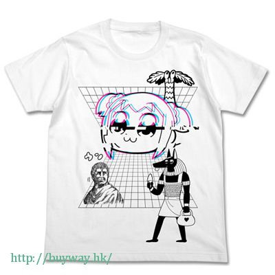 Pop Team Epic : 日版 (中碼)「KUSOWAVE」白色 T-Shirt