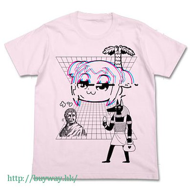 Pop Team Epic (細碼)「KUSOWAVE」淺粉紅 T-Shirt KUSOWAVE T-Shirt / LIGHT PINK-S【Pop Team Epic】