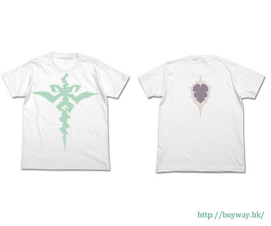Fate系列 (加大)「黑 Saber」紋樣 白色 T-Shirt Saber of Black Emblem T-Shirt / WHITE-XL【Fate Series】