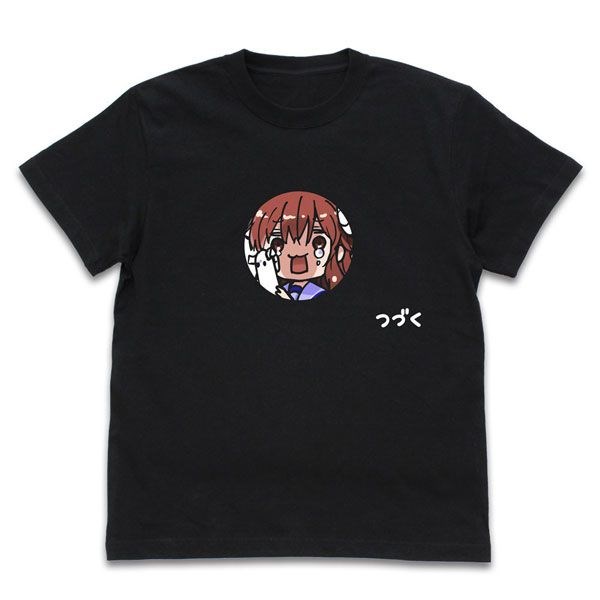 街角魔族 : 日版 (大碼)「吉田優子」つづく 黑色 T-Shirt