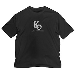 遊戲王 系列 : 日版 (大碼)「KC」寬鬆 黑色 T-Shirt