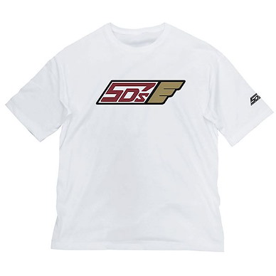 遊戲王 系列 (大碼)「5D's隊」寬鬆 白色 T-Shirt Yu-Gi-Oh! 5D's Team 5D's Big Silhouette T-Shirt /WHITE-L【Yu-Gi-Oh!】