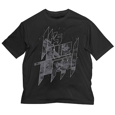 遊戲王 系列 (大碼)「九十九遊馬 + 阿斯特拉爾 + 神代凌牙 + 天城快斗」寬鬆 黑色 T-Shirt Yu-Gi-Oh! ZEXAL Our Turn Big Silhouette T-Shirt /BLACK-L【Yu-Gi-Oh!】