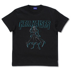 遊戲王 系列 : 日版 (細碼)「丸藤亮」HELL KAISER 黑色 T-Shirt