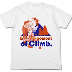 前進吧！登山少女 : 日版 (加大) 白色 T-Shirt