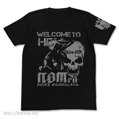 幼女戰記 (加大)「譚雅·馮·提古雷查夫」黑色 T-Shirt Tanya Degurechaff T-Shirt / BLACK - XL【Saga of Tanya the Evil】