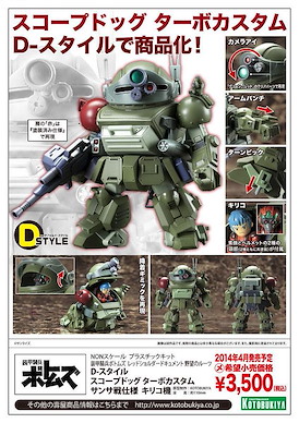 裝甲騎兵 D-Style OVA 紅肩隊記錄 野心的根源 模型 D-Style Scope Dog Turbo Custom Sunsa Battle Specifications Chirico【Armored Trooper Votoms】