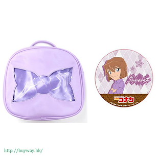 名偵探柯南 「灰原哀」痛袋 (特典︰徽章 1 枚) Bow Tie Design 3way Backpack Haibara Ver. Purple【Detective Conan】