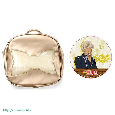 名偵探柯南 「安室透」痛袋 (特典︰徽章 1 枚) Bow Tie Design 3way Backpack Amuro Ver. Gold【Detective Conan】