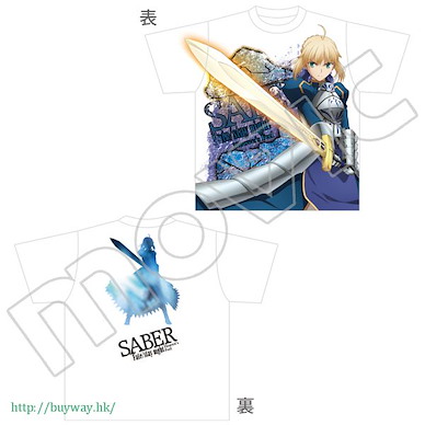 Fate系列 (大碼)「Saber (Altria Pendragon)」全彩 T-Shirt Full Graphic T-Shirt A Saber-L【Fate Series】