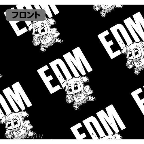 Pop Team Epic : 日版 (大碼)「EDM」黑色 T-Shirt