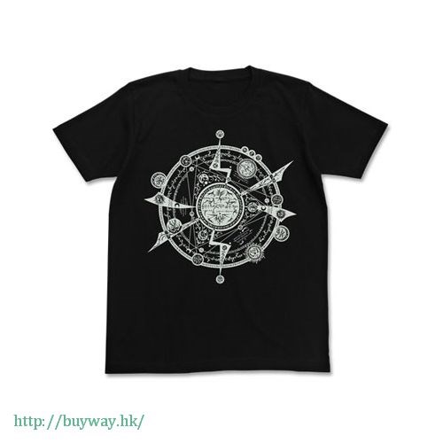 Item-ya : 日版 (細碼)「tonitrus魔法陣」夜光黑色 T-Shirt