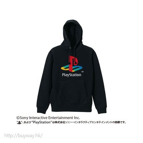 PlayStation : 日版 (細碼)「初代」黑色 連帽衫