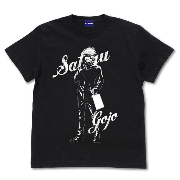 咒術迴戰 : 日版 (中碼)「五條悟」Snow Fes Ver. 黑色 T-Shirt