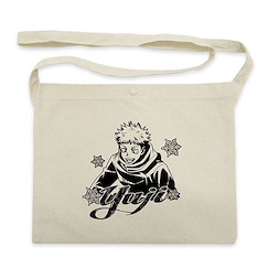 咒術迴戰 「虎杖悠仁」Snow Fes Ver. 米白 單肩袋 New Illustration Itadori Musette Bag Snow Fes Ver./NATURAL【Jujutsu Kaisen】