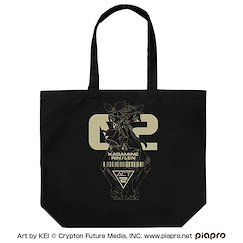 VOCALOID系列 「鏡音鈴 + 鏡音連」黑色 大容量 手提袋 Kagamine Rin, Len Large Tote Bag /BLACK【VOCALOID Series】