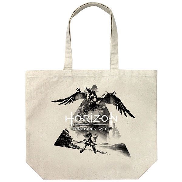 地平線 零之曙光 / 地平線 西域禁地 : 日版 (手提袋)「Horizon Forbidden West」米白 大容量 手提袋
