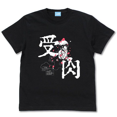 與變成了異世界美少女的大叔一起冒險 (加大)「異世界美少女受肉おじさん」黑色 T-Shirt Isekai Bishoujo Juniku Ojisan T-Shirt /BLACK-XL【Life with an Ordinary Guy who Reincarnated into a Total Fantasy Knockout】