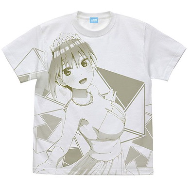五等分的新娘 (中碼)「中野一花」劇場版 緍紗 Ver. 白色 T-Shirt Movie Ichika Nakano All Print T-Shirt Wedding Dress Ver./WHITE-M【The Quintessential Quintuplets】