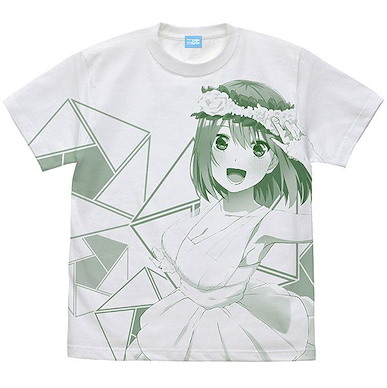 五等分的新娘 (加大)「中野四葉」劇場版 緍紗 Ver. 白色 T-Shirt Movie Yotsuba Nakano All Print T-Shirt Wedding Dress Ver./WHITE-XL【The Quintessential Quintuplets】