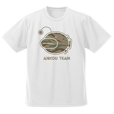 少女與戰車 (細碼)「鮟鱇隊」吸汗快乾 白色 T-Shirt Ankou Team Dry T-Shirt /WHITE-S【Girls and Panzer】