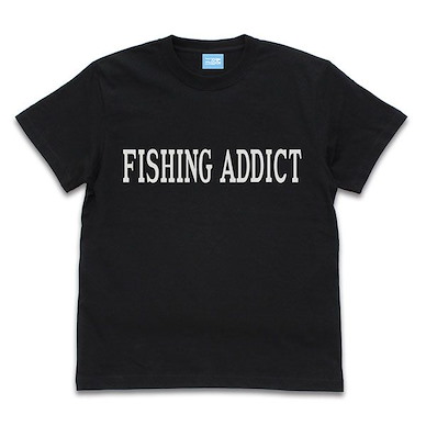 SLOW LOOP-女孩的釣魚慢活- (細碼)「海凪小春」FISHING ADDICT 黑色 T-Shirt Koharu's FISHING ADDICT T-Shirt /BLACK-S【Slow Loop】