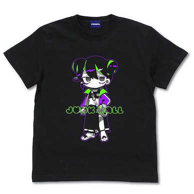 Junk Mall (細碼)「ドラ」寺田てら先生 插圖 黑色 T-Shirt New Illustration Dora T-Shirt /BLACK-S【Junk Mall】