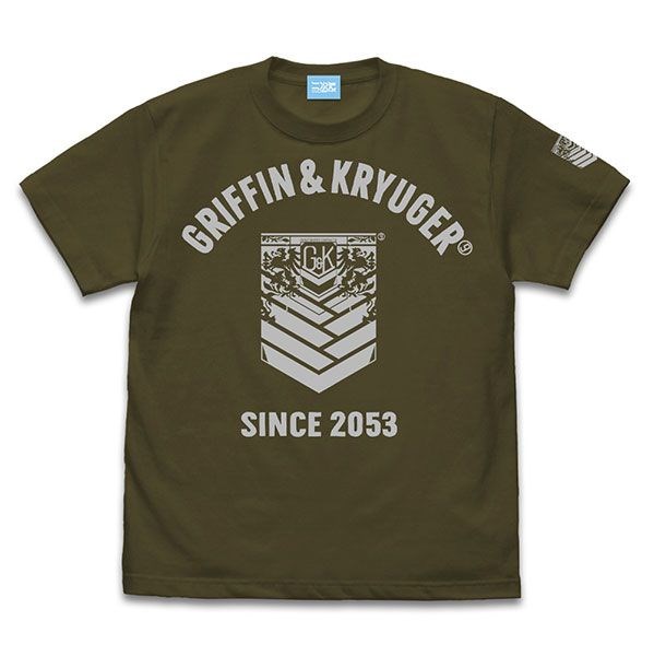少女前線 : 日版 (大碼)「GRIFFIN & KRYUGER」墨綠色 T-Shirt
