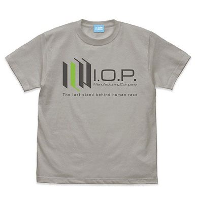 少女前線 (細碼)「I.O.P.」淺灰 T-Shirt I.O.P. Logo T-Shirt /LIGHT GRAY-S【Girls' Frontline / Dolls' Frontline】
