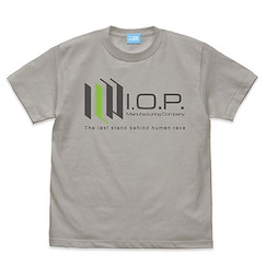 少女前線 (大碼)「I.O.P.」淺灰 T-Shirt I.O.P. Logo T-Shirt /LIGHT GRAY-L【Girls' Frontline / Dolls' Frontline】