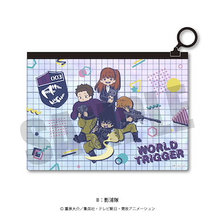 境界觸發者 「影浦隊」RetoP PVC 平面袋 RetoP Aurora Pouch B Kageura Squad【World Trigger】