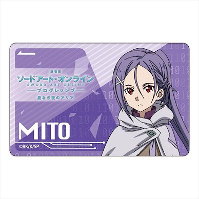 刀劍神域系列 「兔澤深澄」戲場版-無星夜的咏嘆調- A 款 IC 咭貼紙 Progressive: Aria of a Starless Night IC Card Sticker Mito A【Sword Art Online Series】