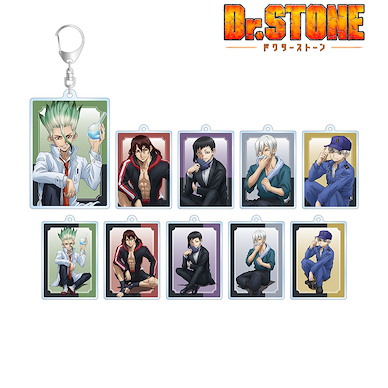 Dr.STONE 新石紀 雙面 亞克力匙扣 石化前 Ver. (10 個入) Original Illustration Before Petrification Ver. Double-sided Acrylic Key Chain (10 Pieces)【Dr. Stone】
