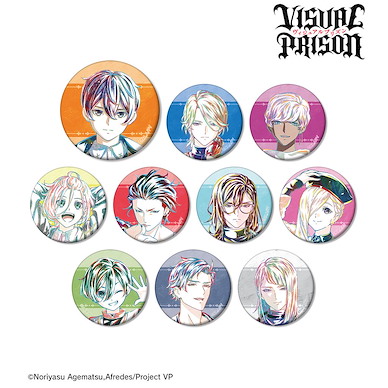 VISUAL PRISON 視覺監獄 Ani-Art 收藏徽章 (10 個入) Ani-Art Mat Can Badge (10 Pieces)【Visual Prison】