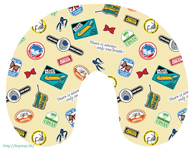 名偵探柯南 行李箱貼紙圖案 頸枕 Travel Series Neck Pillow Sticker Pattern【Detective Conan】