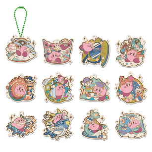 星之卡比 「卡比」星座 橡膠掛飾 (12 個入) KIRBY Horoscope Collection Pukkuri Rubber Mascot (12 Pieces)【Kirby's Dream Land】