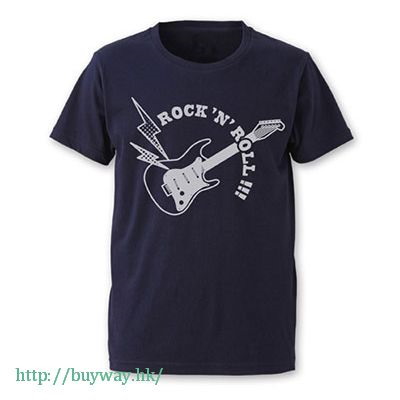 偶像大師 百萬人演唱會！ : 日版 (大碼)「茱莉亞」ROCK'N'ROLL!!! 深藍色 T-Shirt