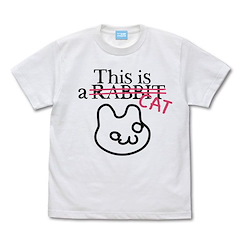 偶像大師 灰姑娘女孩 : 日版 (細碼)「五十嵐響子」ネコです♪ 白色 T-Shirt