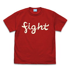 偶像大師 灰姑娘女孩 : 日版 (細碼)「日野茜」fight 紅色 T-Shirt