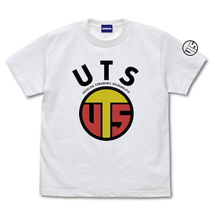 遊戲王 (細碼)「遊戲王GO RUSH」UTS 外星人糾紛諮詢處 白色 T-Shirt Yu-Gi-Oh! Go Rush!! UTS (Ultraterrestrial Trouble Solutions) T-Shirt /WHITE-S【Yu-Gi-Oh!】